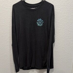 Hurley long Sleeve Tee with Blue Logo